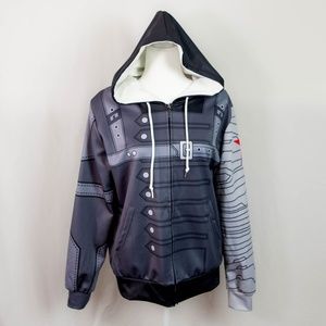 Marvel Winter Soldier Zip up hoodie